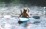 Kayaking on the lake