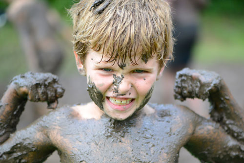 Boys Summer Camp Mudpit