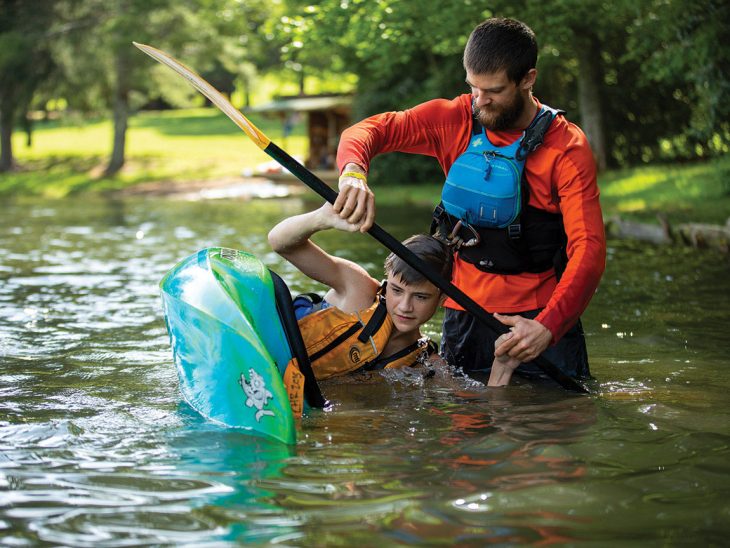 kayaking